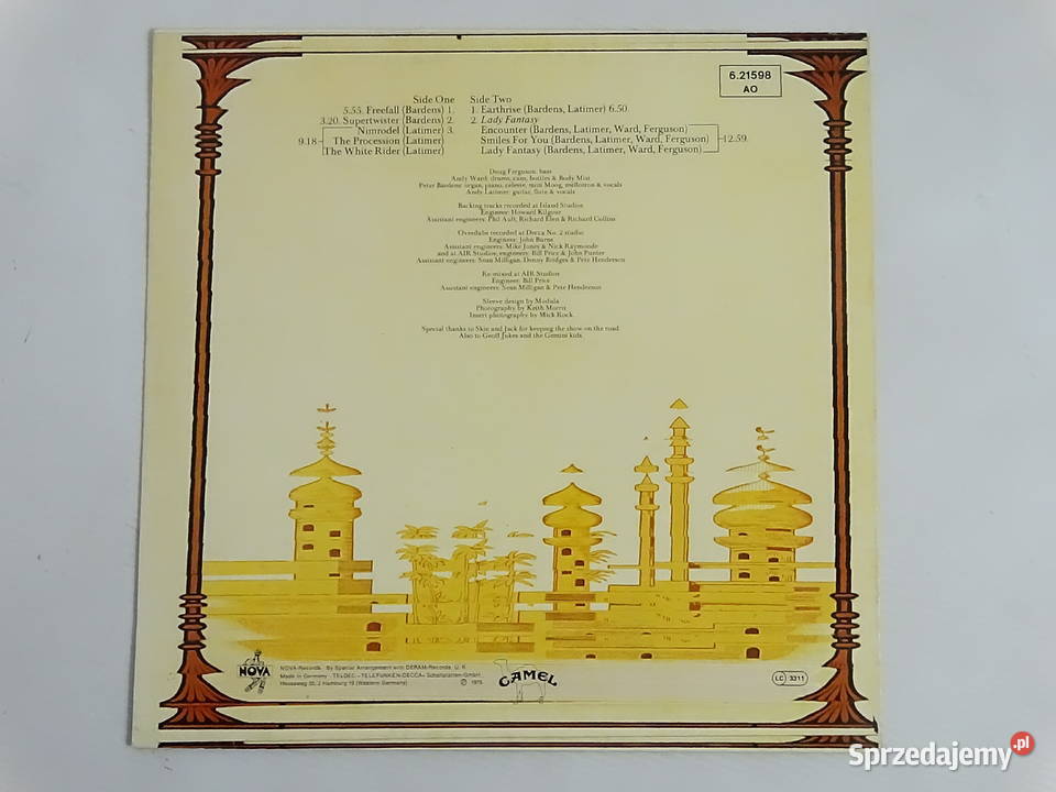 CAMEL Mirage LP Wydanie Niemieckie Nova Decca płyta winylowa Biłgoraj