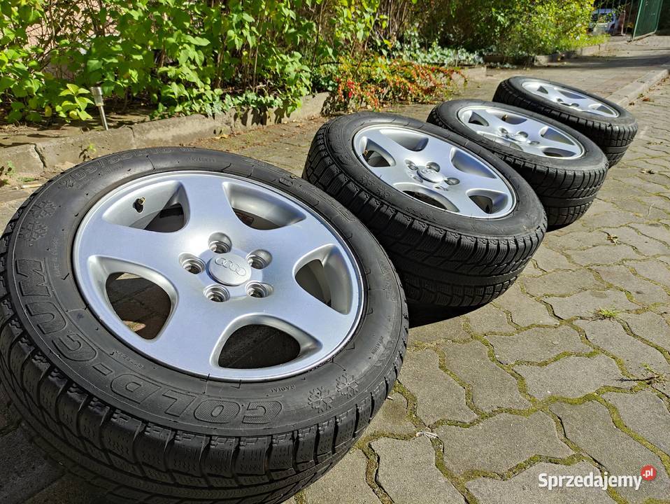 Oryginalne felgi Audi 16 opony zimowe 20555 R16 Pruszcz Gdański sprzedam