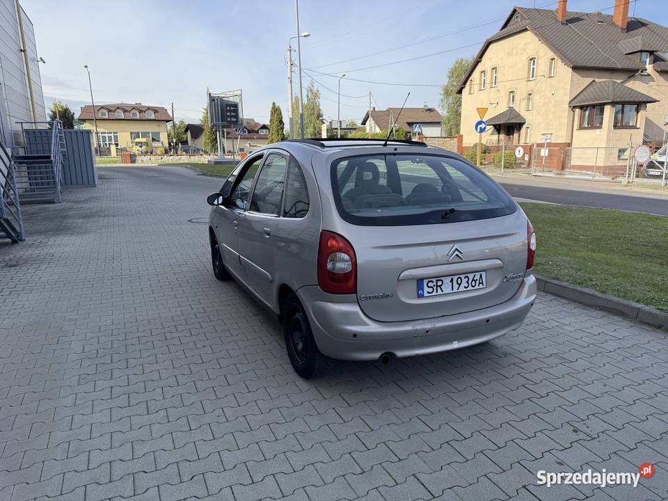 Citroen Xsara Picasso 18 LPG Panorama Długie szary Rydułtowy sprzedam