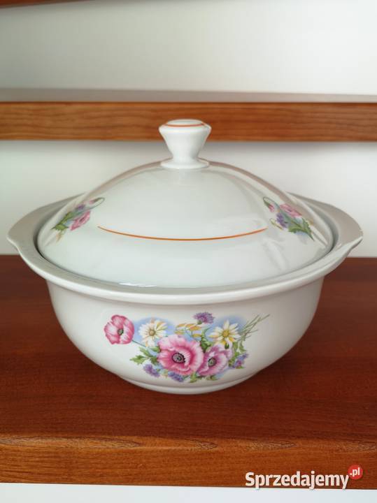 Serwis obiadowy porcelanowy Na łące mazowieckie Otrębusy