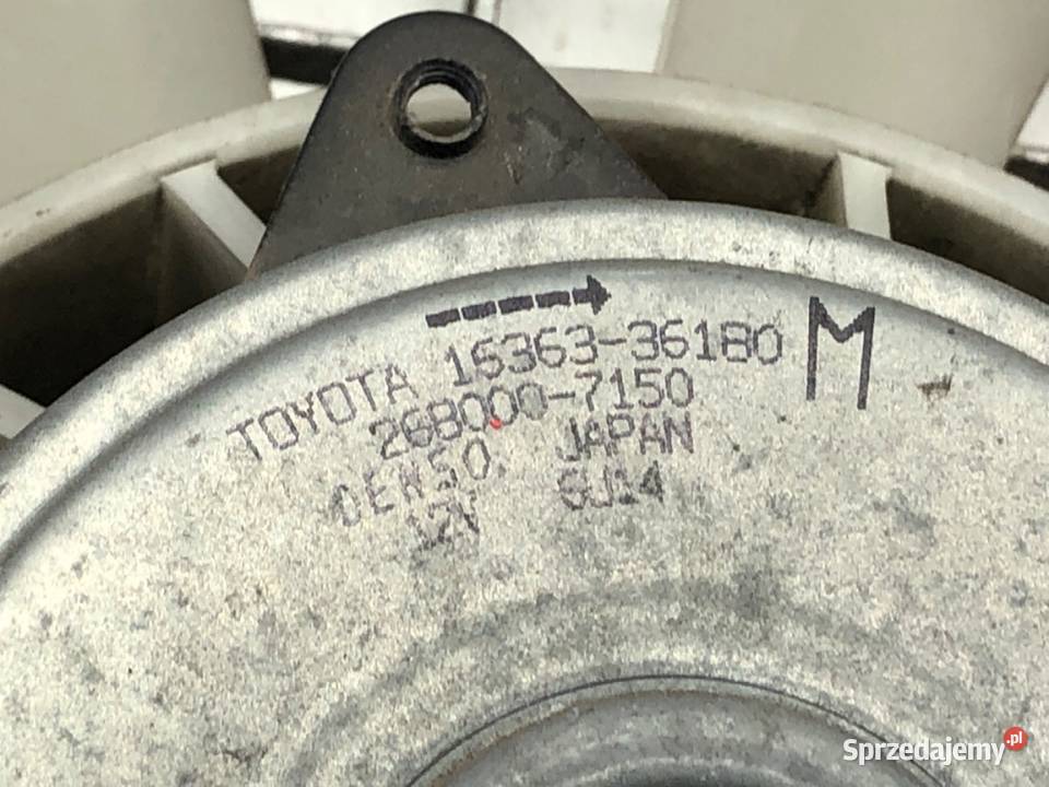 WENTYLATOR CHŁODNICY TOYOTA RAV 4 IV 25 155 osobowe podkarpackie