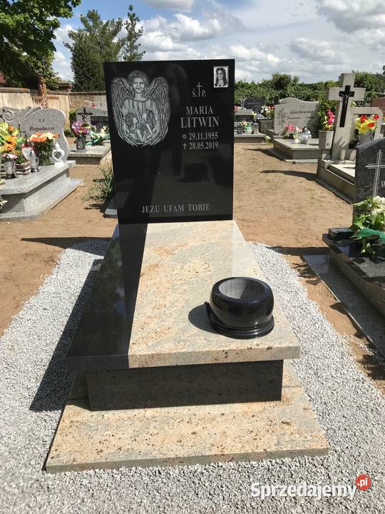 NAGROBEK POMNIK KASHMIR GOLD POJEDYŃCZY Z Konary