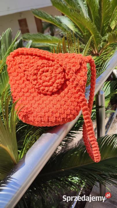 Torebka listonoszka ze sznurka handmade małopolskie Kraków sprzedam