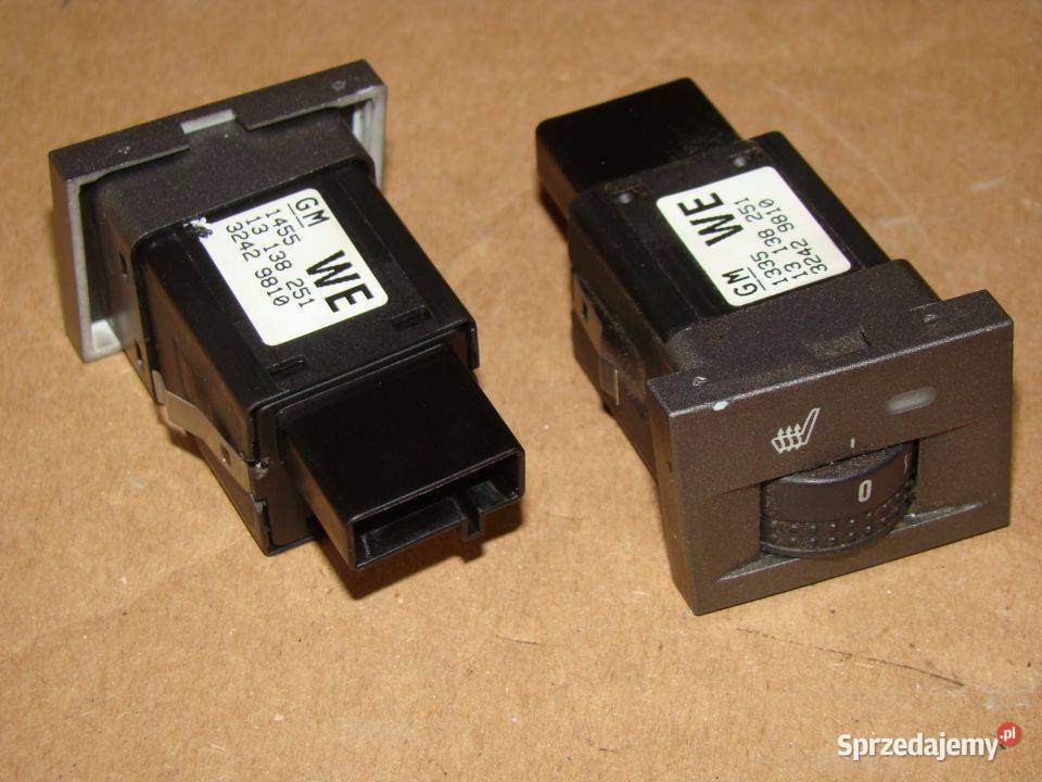 Włącznik podgrzewania fotela prawy lewy kierowcy Parcice