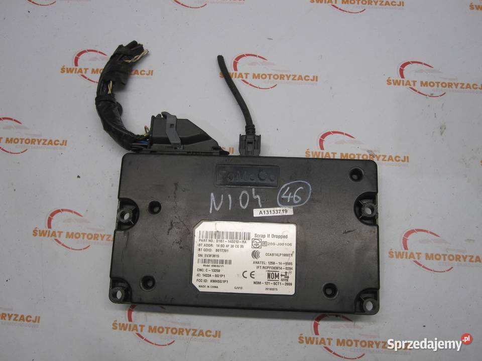 FORD GRAND TOURNEO CONNECT 16r moduł bluetooth Komputery Kielce