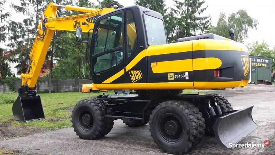 Koparka Kołowa Kołówka JCB 17 ton JS160w 200708 automatyczna Warszawa