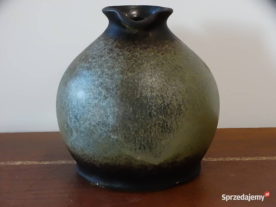 Wazon dzban ceramiczny Carstens Tpferrei vintage Wazony Biłgoraj