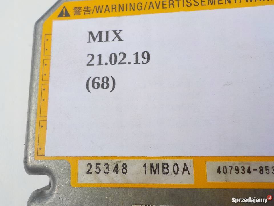 SENSOR MODUŁ AIRBAG INFINITI Q70 Q70H