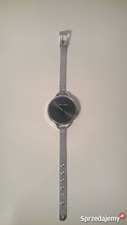 Damski Zegarek CK Calvin Klein srebrny czarna Warszawa
