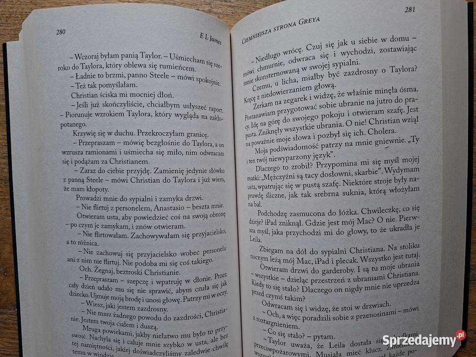 Ciemniejsza strona GreyaE L James Proza i poezja małopolskie Kraków sprzedam