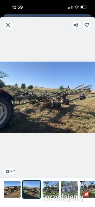 Zgrabiarka Krone Swadro 900 Imielno