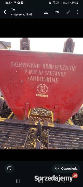 Sadzarka akpil 2rzędowa małopolskie