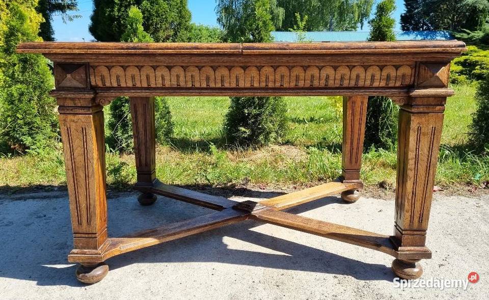 Komplet dębowych mebli stół 6 krzeseł 8639 Szczecin sprzedam