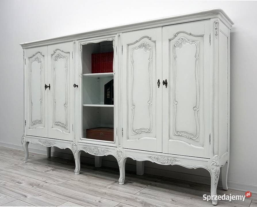 Antyczna biblioteka shabby chic renowacji 121cm Pozostałe Szafki sprzedam