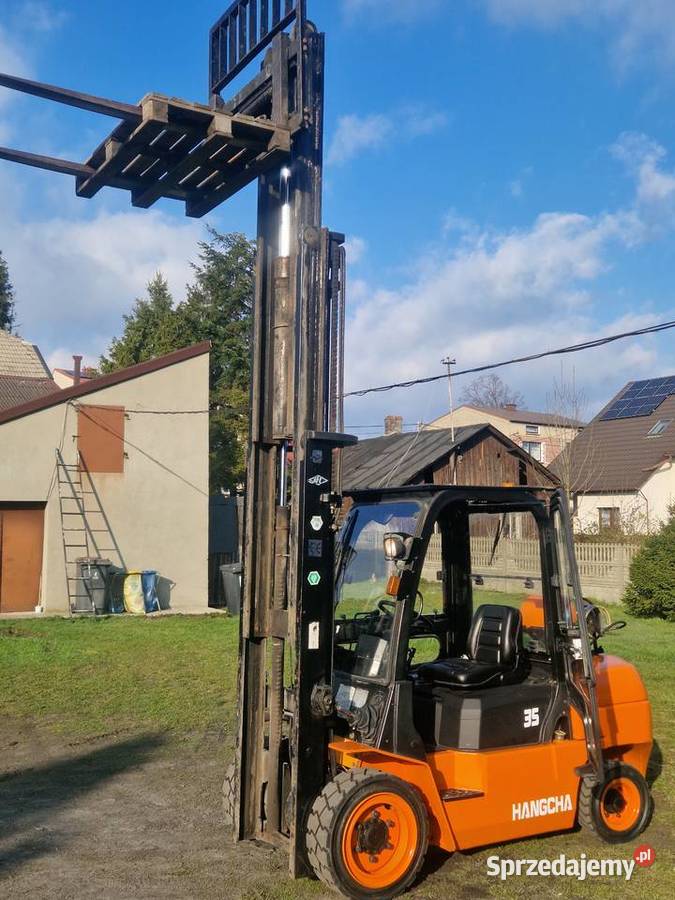 Wózek widłowy HANGCHA 35 ogrzewana kabina Hangcha Poręba sprzedam