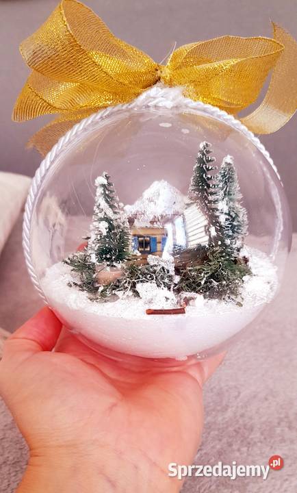 Bombka przestrzenna z zimowym krajobrazem sprzedam