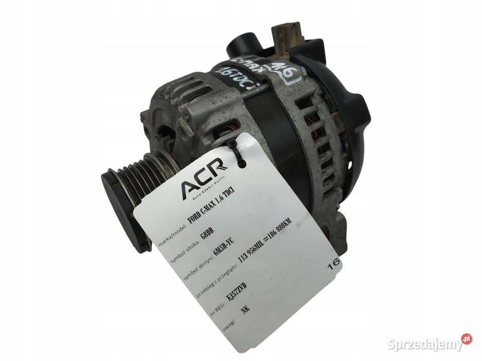 ALTERNATOR Ford C 16 TDCI Układ elektryczny silnika lubelskie Chełm