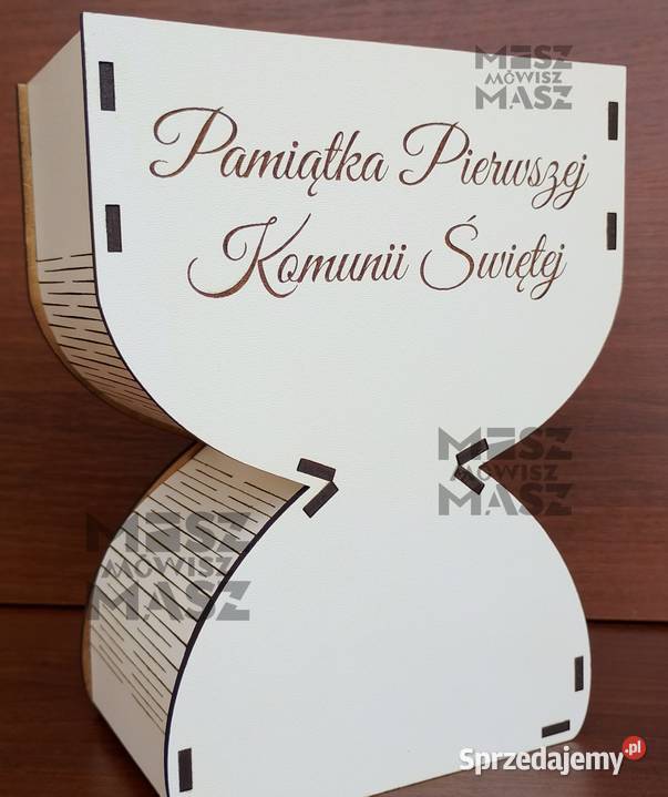 Drewniana Pamiątka Pierwszej Komunii Świętej Pozostałe Kielce
