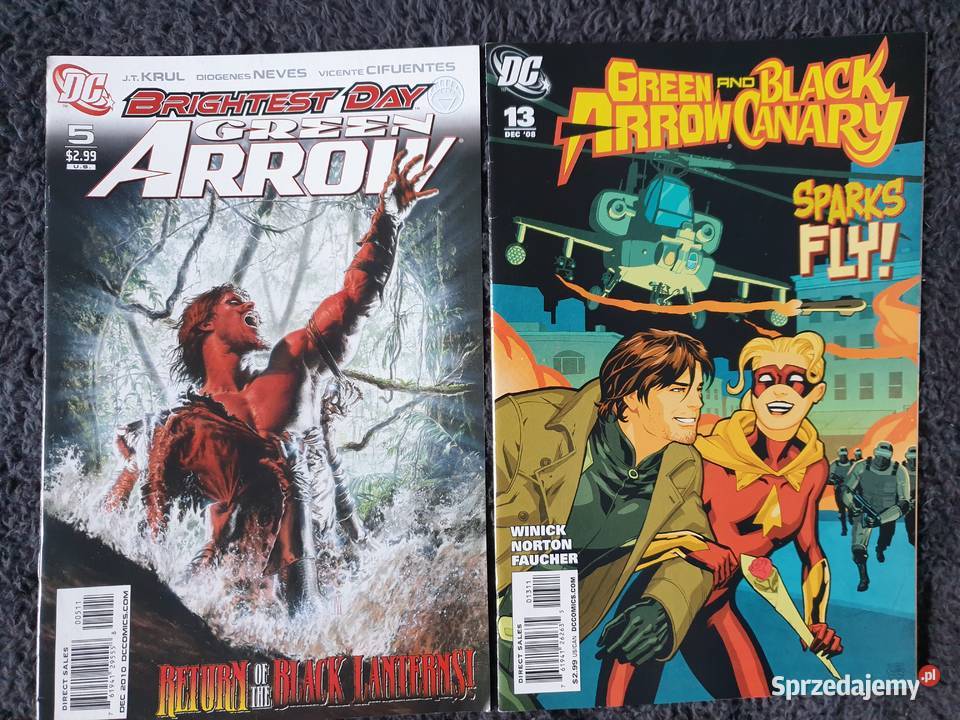 Green Arrow zestaw 19 komiksów DC USA Gdynia