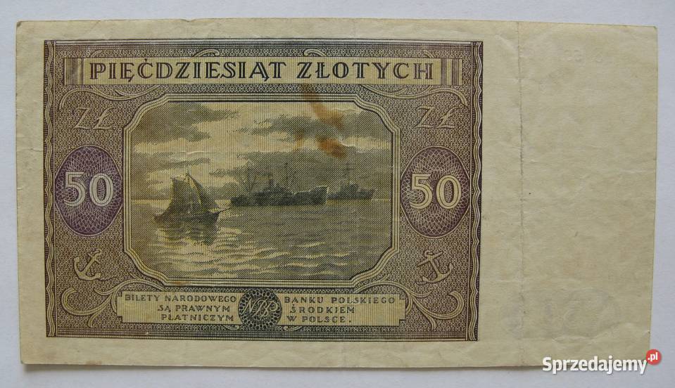 1 2 5 50 złotych 1946 zestaw 4 Numizmatyka Dąbrowa Górnicza
