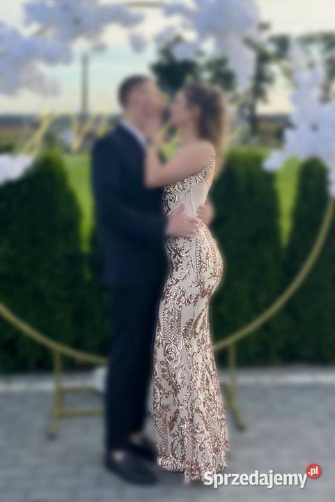 Elegancka długa suknia wieczorowa M wielkopolskie Wysocko Małe sprzedam