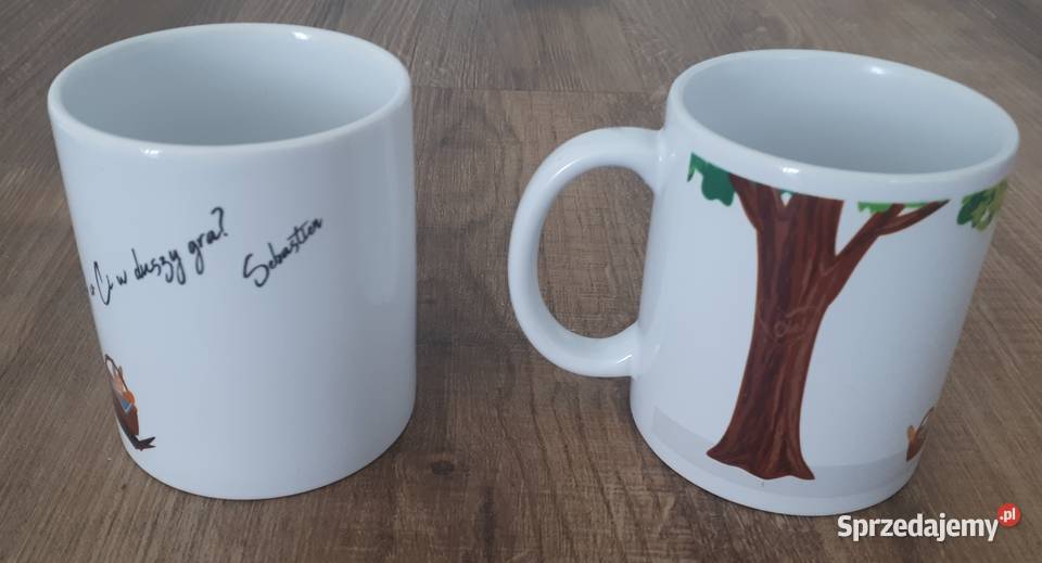 Zestaw 2 kubków hiszpańskiej marki śląskie Gliwice