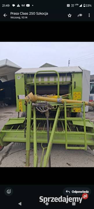 Prada Claas 250 Rollant RotoCut rotor noże