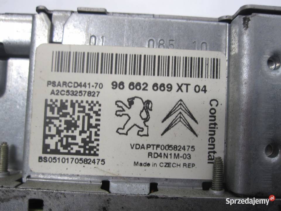 CITROEN C3 II 10r radio CD A2C53257135 osobowe