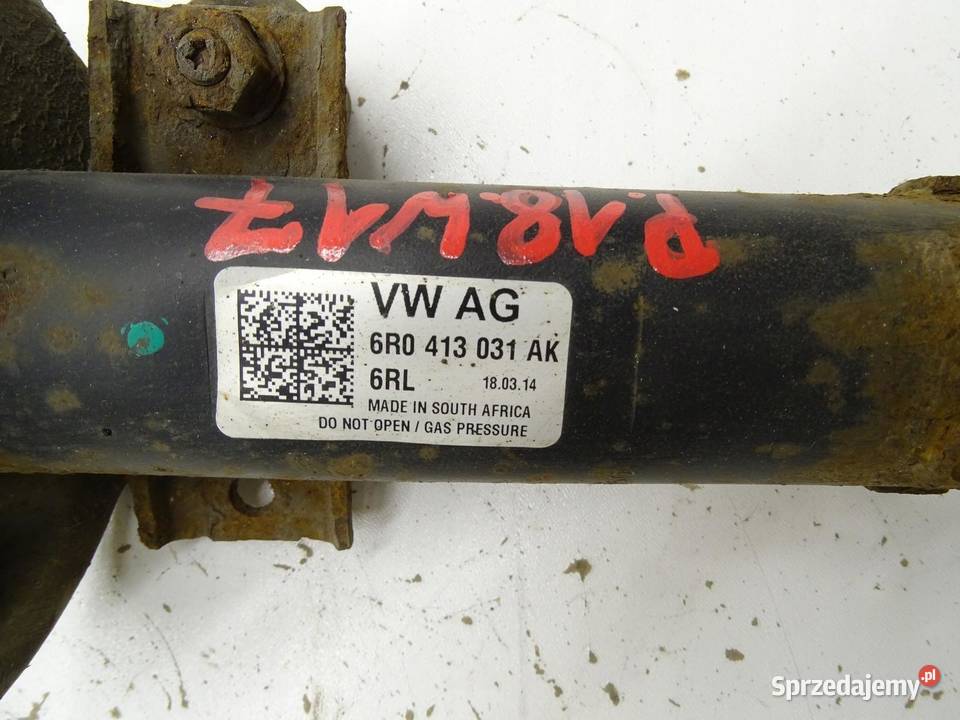 AMORTYZATOR PRAWY PRZÓD PRZEDNI VW POLO V 6R 12