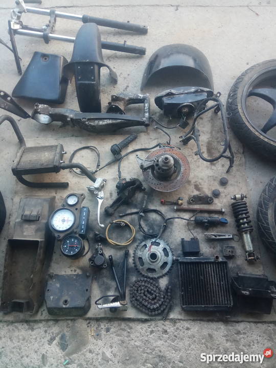 Części aprilia rs 50 plastiki tarcze amortyzator Łapanów