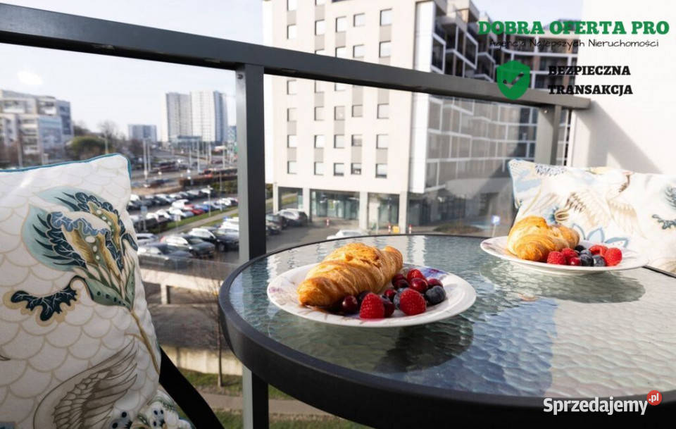 Luksusowy apartament glamour z loggią Gdańsk