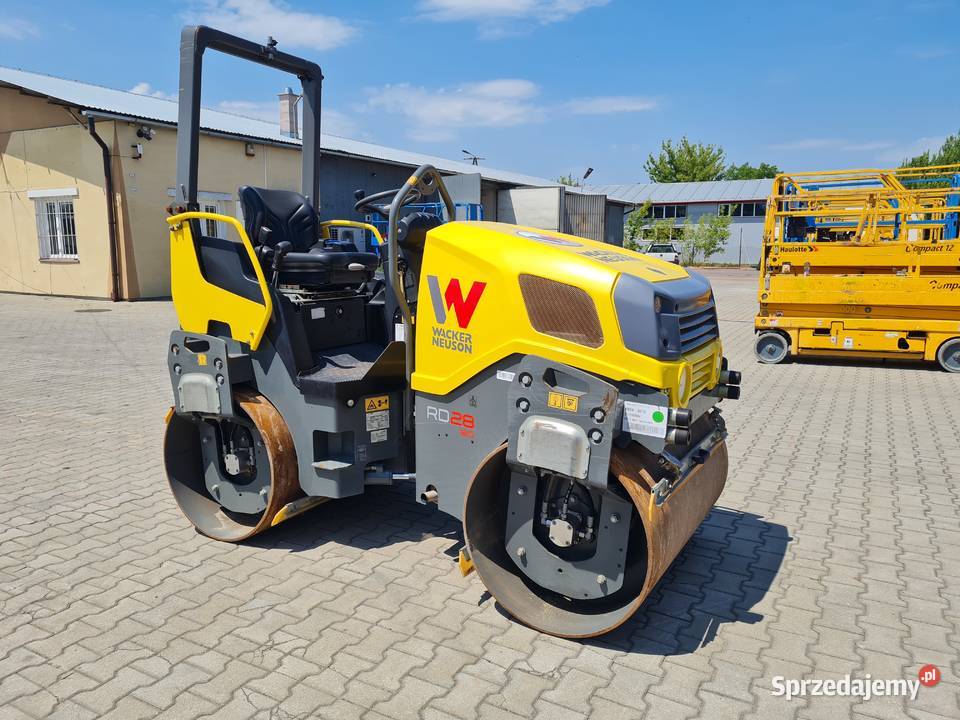 Walec bębnowy Wacker Neuson RD28120 Maszyny budowlane małopolskie Dąbrowa Tarnowska sprzedam