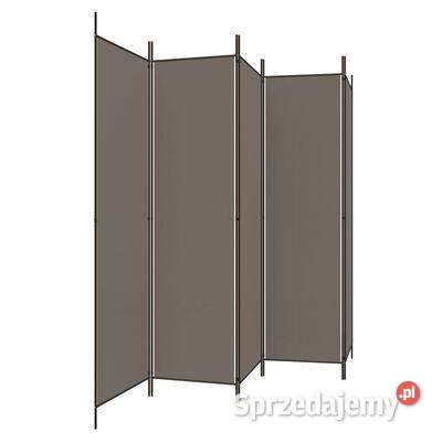 vidaXL Parawan 5panelowy antracytowy 250x200 Warszawa sprzedam