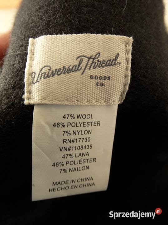 Czapka Kapelusz Bucket z Wełną Czarny Kolor Nakrycia głowy Łomża