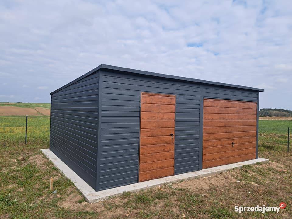 Garaże blaszane na każdy wymiar profil zamknięty Gdańsk