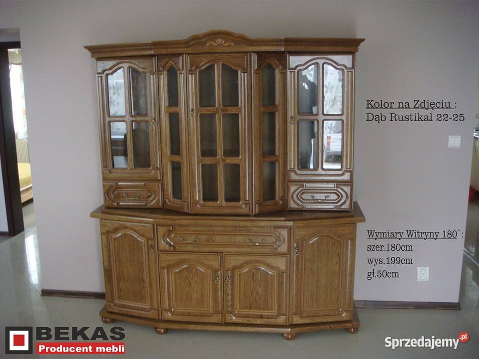 Stylowa Komoda RTV Wysoka 180 1s4D Orzech mazowieckie Ostrołęka