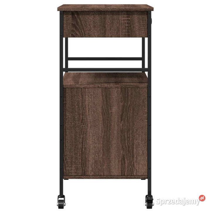 Wózek kuchenny brązowy dąb 56x43x895 WM842395 sprzedam