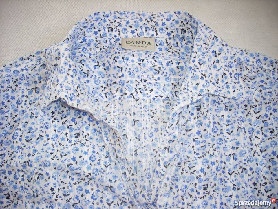 CA koszula bluzka Granat Wzorek Bawełna j nowa Nowy Sącz