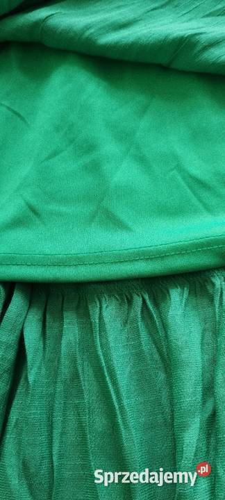 Sukienka letnia zielona długa efektowna z USA dolnośląskie Wrocław sprzedam