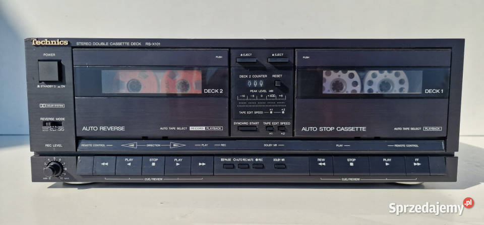 Magnetofon Technics RSX101 casette deck Magnetofony Międzychód