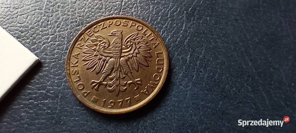 Stare monety 2 złote 1977 PRL Polska cudo podkarpackie