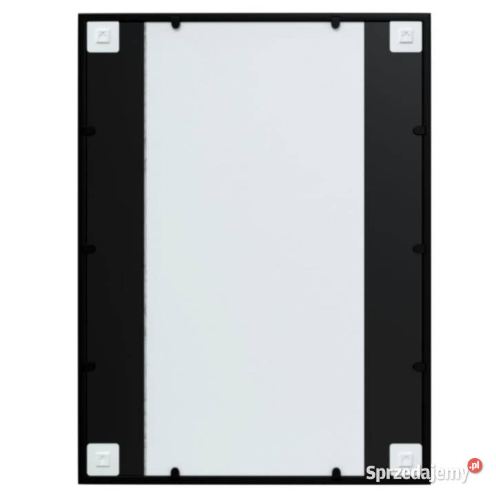 Lustro ścienne czarne 80 x 60 metal WM342207 Warszawa sprzedam