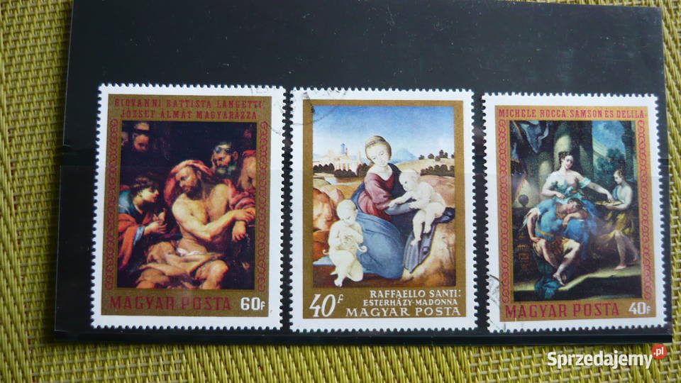 Znaczki Węgry malarstwo Myszków