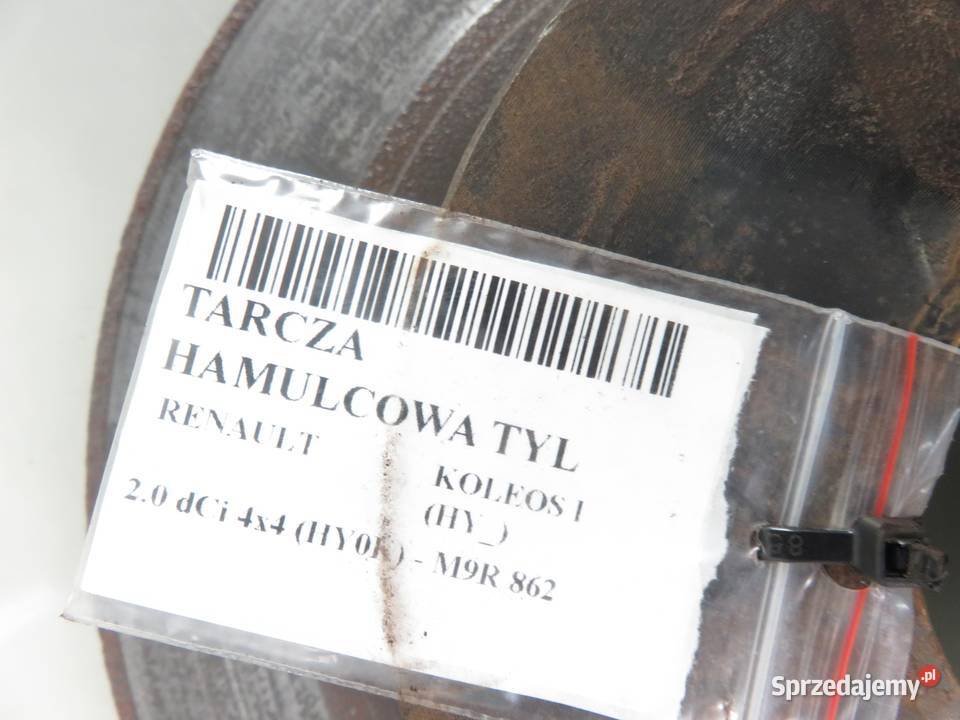 TARCZE HAMULCOWE TYŁ RENAULT KOLEOS I 4x4 sprzedam