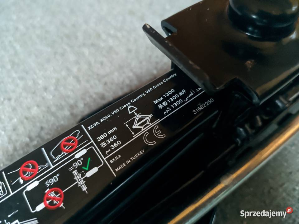 Podnośnik lewarek Volvo XC60 XC90 V60 XC V90 XC małopolskie