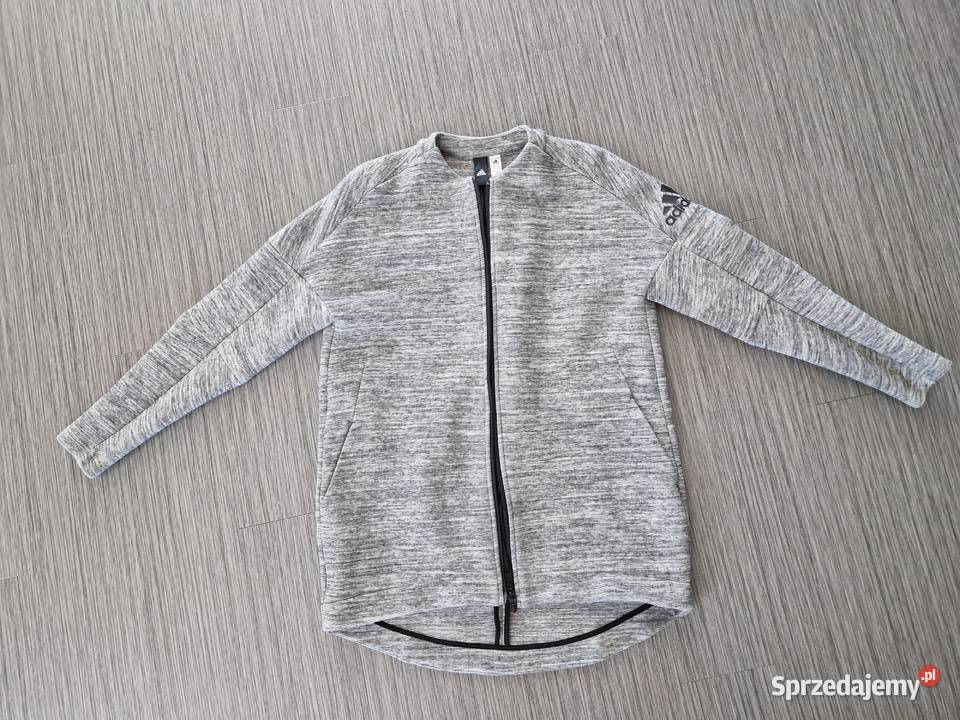Zapinana bluza marki Adidas szary/srebrny zachodniopomorskie