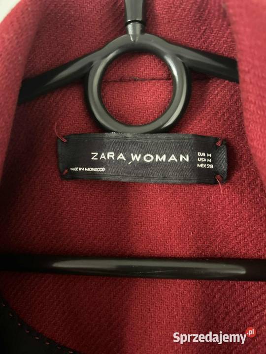 Płaszcz Zara 75 wełna podszewka wiskoza Warszawa