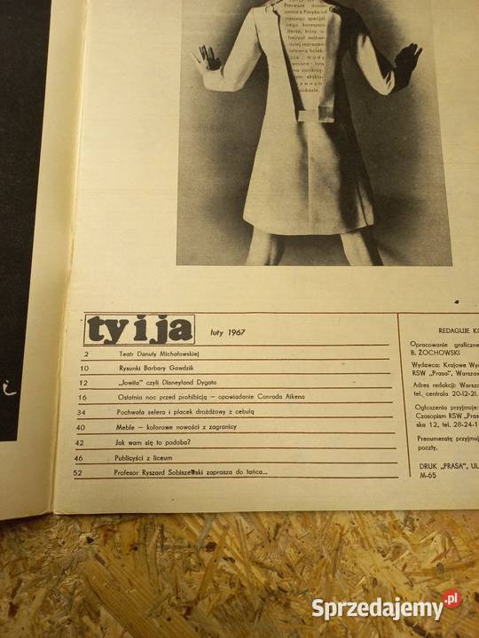 Czasopismo Ty I Ja 1967 2 w idealnym stanie W sprzedam