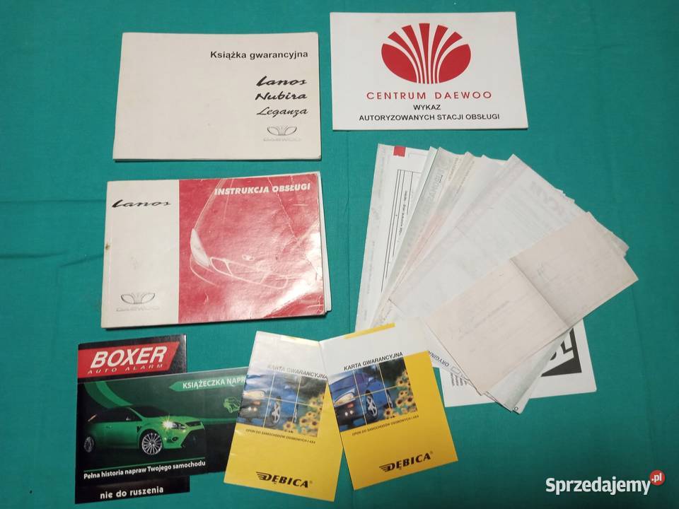 DAEWOO LANOS Instrukcja Obsługi książka motoryzacja, transport Łódź