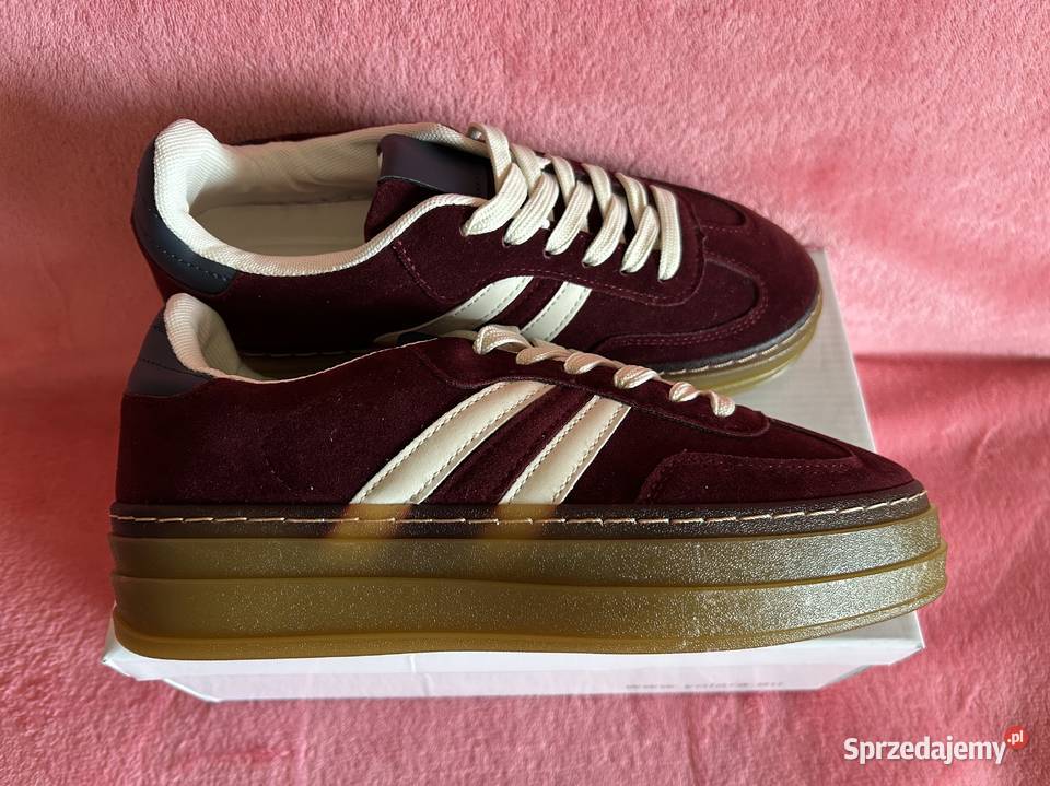 Buty damskie burgundowe 39 inna mazowieckie Warszawa